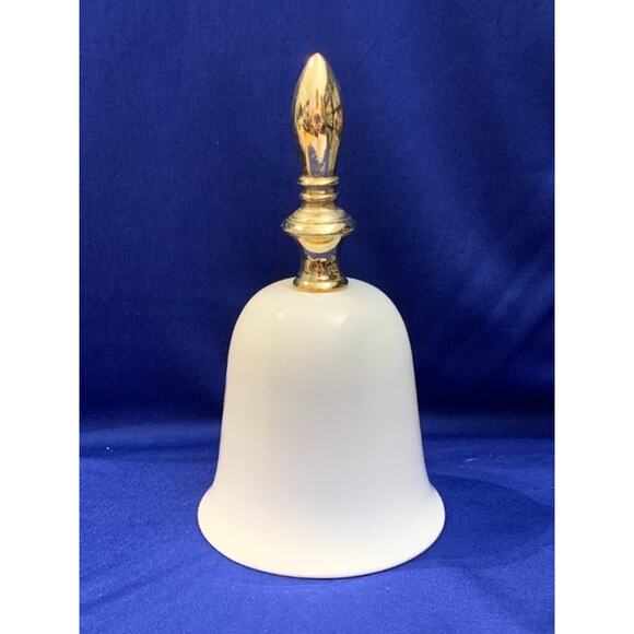 Porcelain Bell Gold Handle and Butterflies The Toscany - Picture 3 of 6